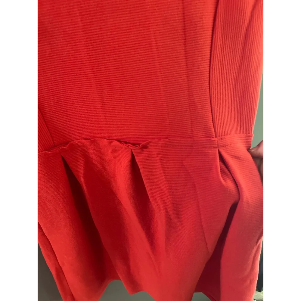 Madewell red dress Sz 8 - Picture 4 of 4